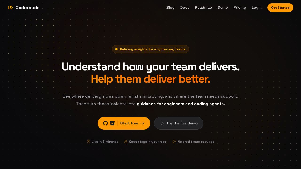 Coderbuds website screenshot