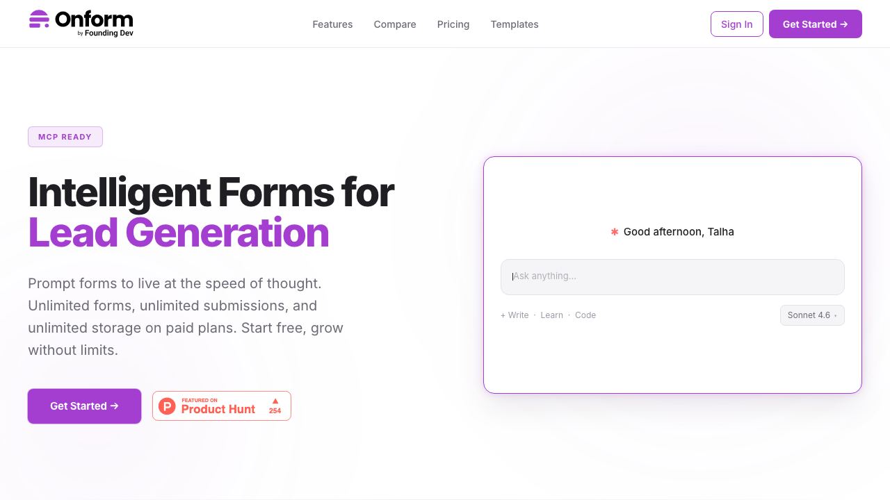 Onform.work 网站截图