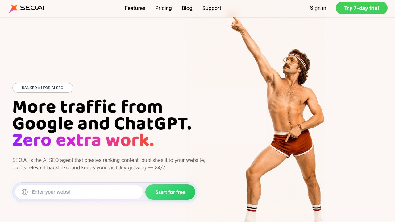 SEO.ai 网站截图