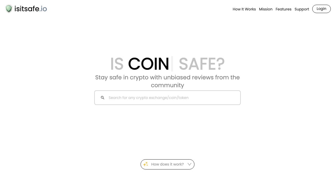 isitsafe.io 网站截图