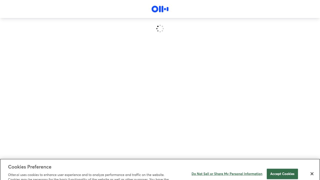 Otter AI 网站截图