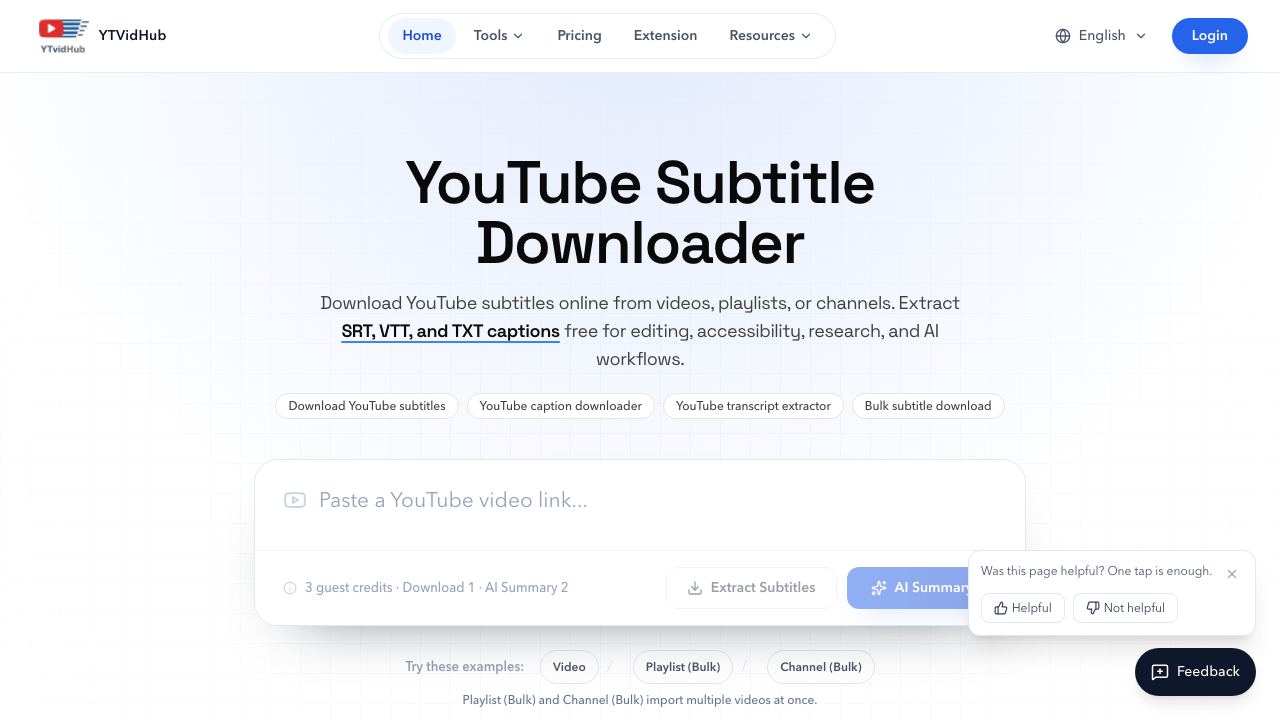 ytvidhub 网站截图