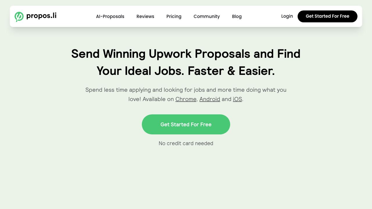 Propos.li website screenshot