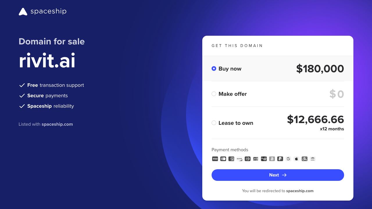 Rivit website screenshot