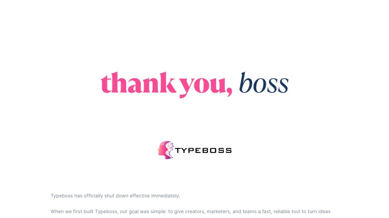 Typeboss 网站截图