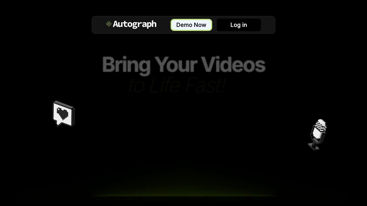 Autograph.video Beta 网站截图
