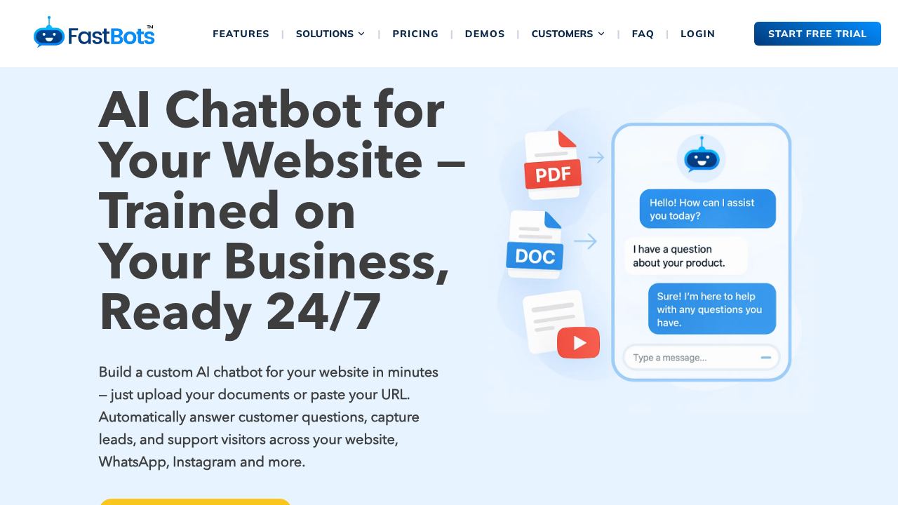 fastbots.ai 网站截图
