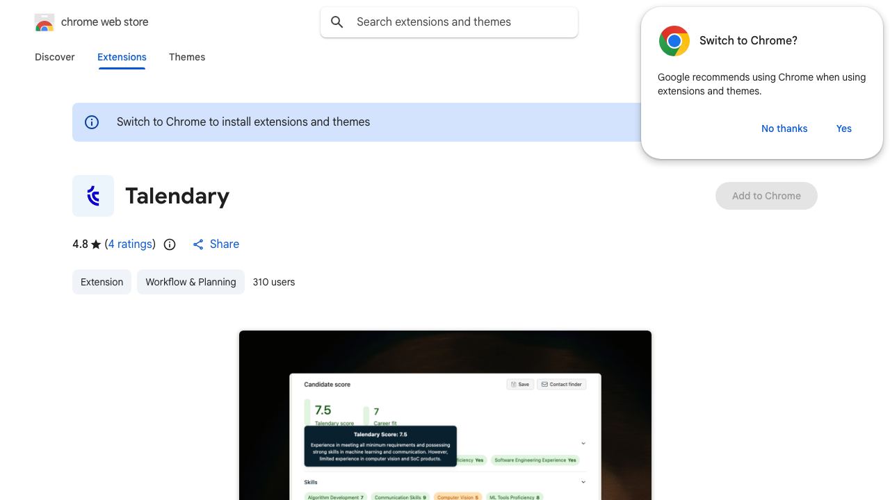 Talendary 网站截图