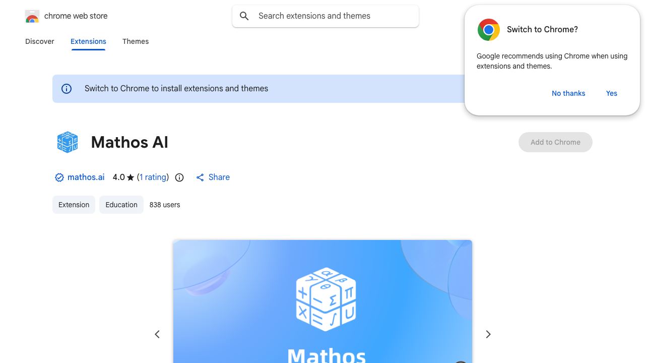 MathGPT website screenshot