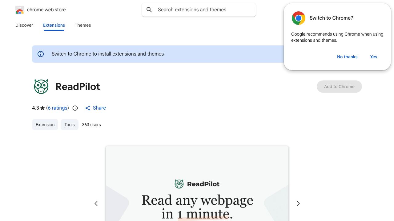 ReadPilot 网站截图