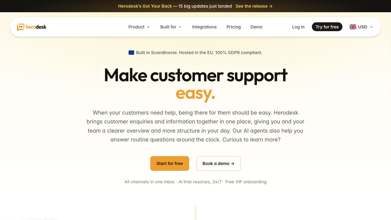 Herodesk 网站截图