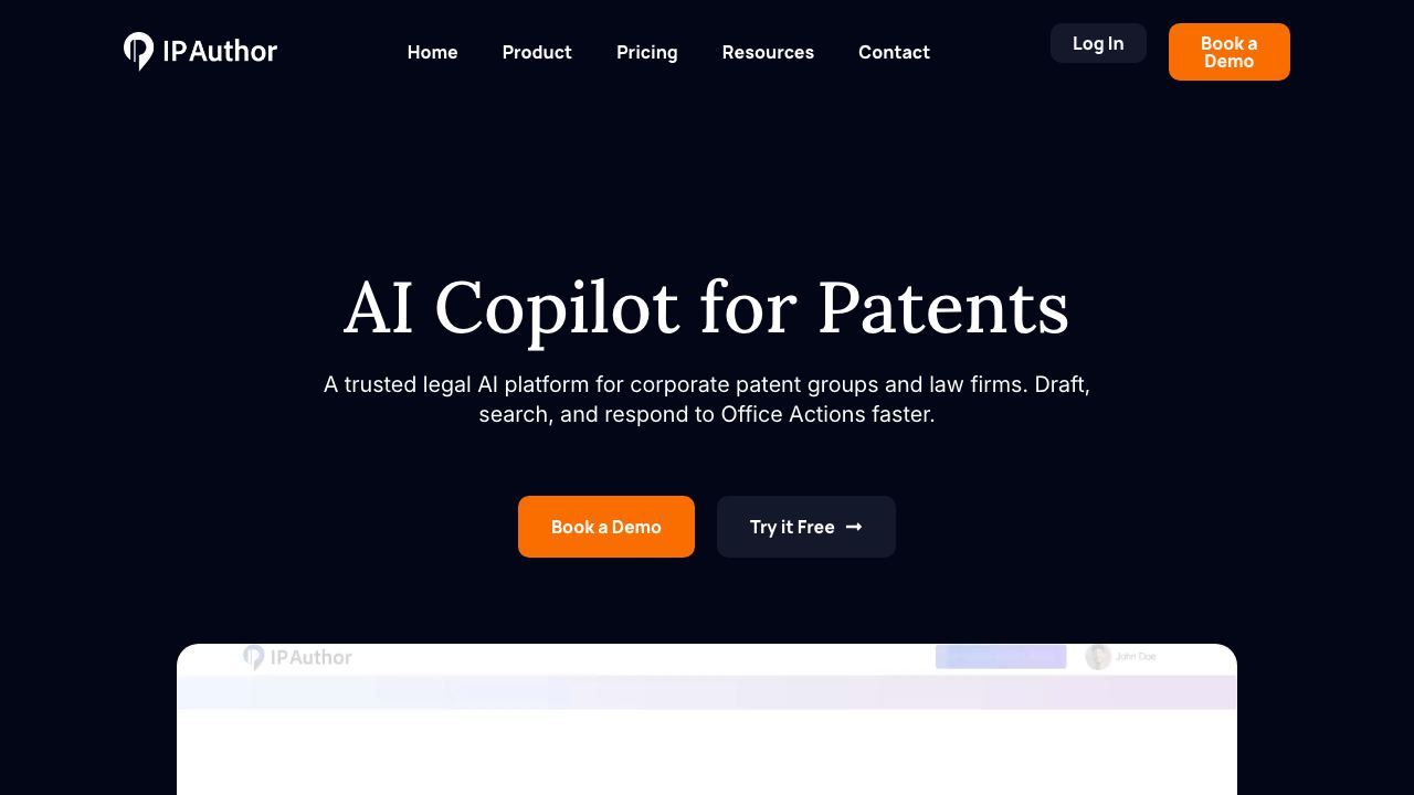 IP Author 网站截图