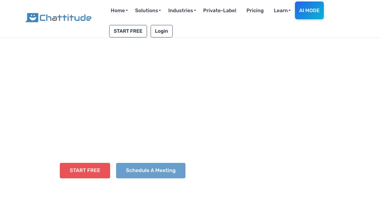 Chattitude website screenshot