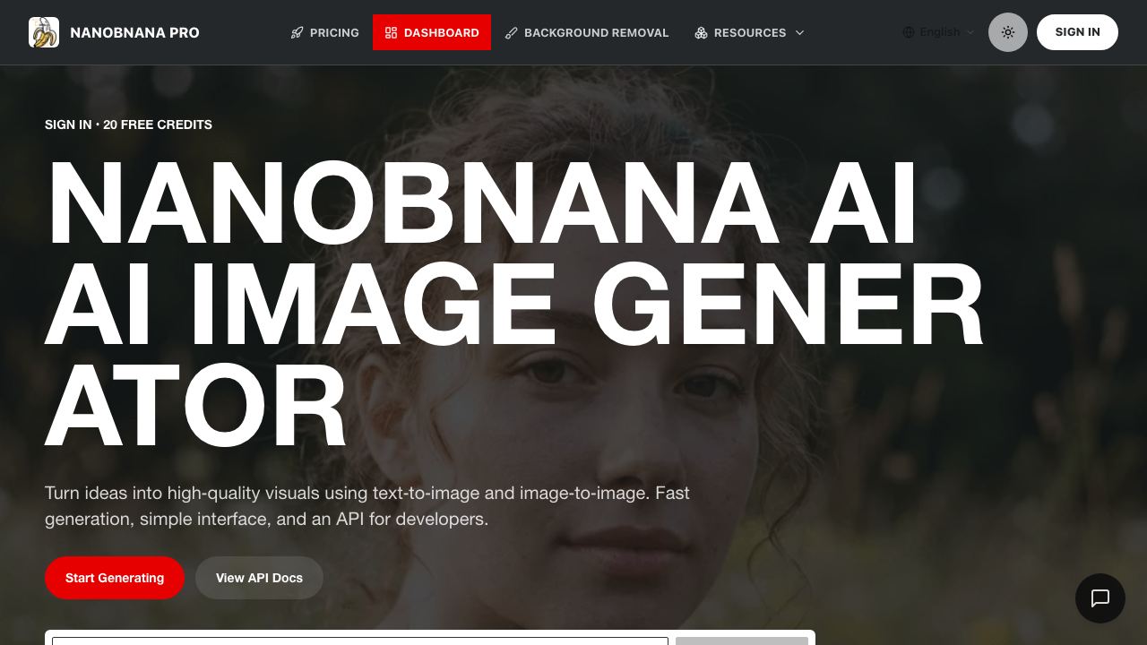Nano Banana Pro- website screenshot
