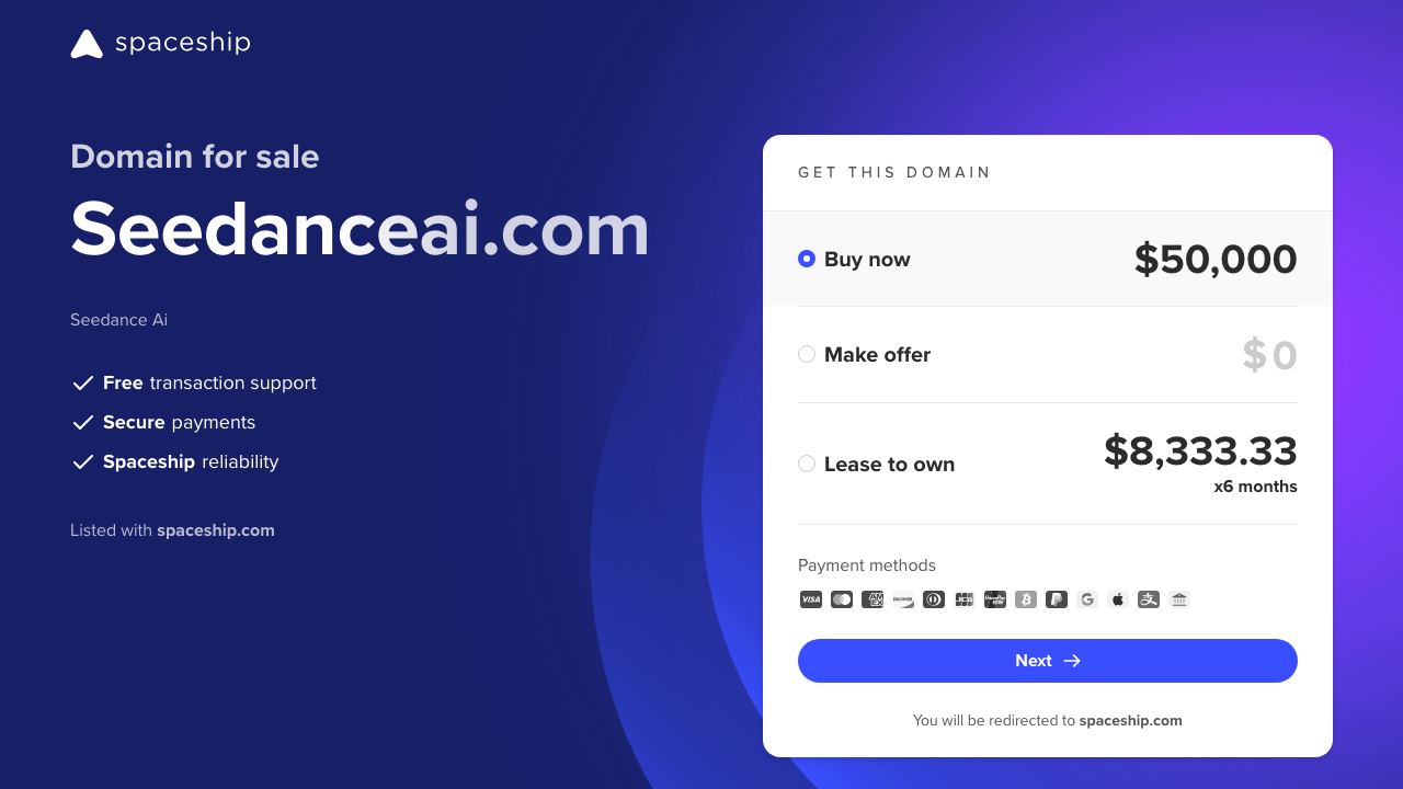 Seedance Ai - 2 website screenshot