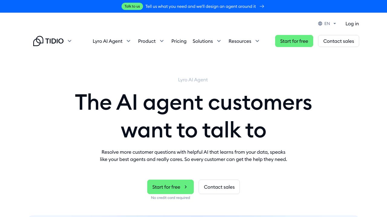 Lyro website screenshot