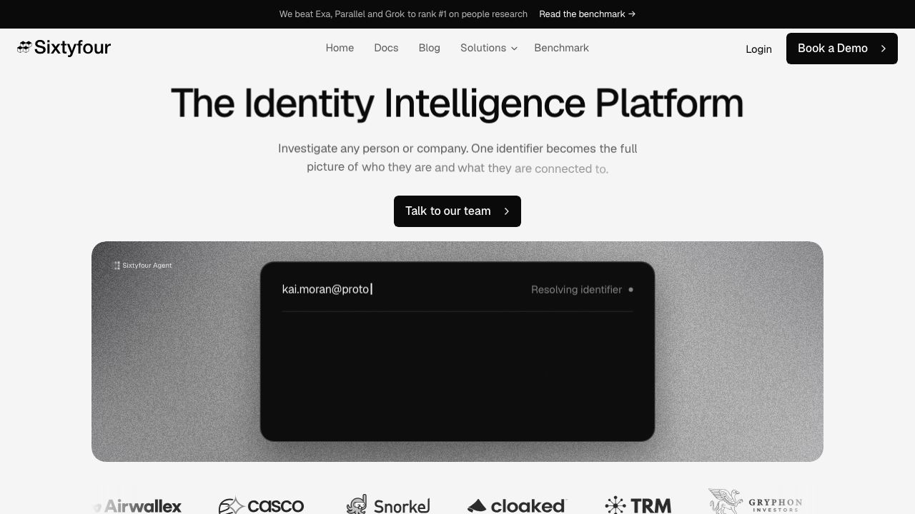 Sixtyfour website screenshot