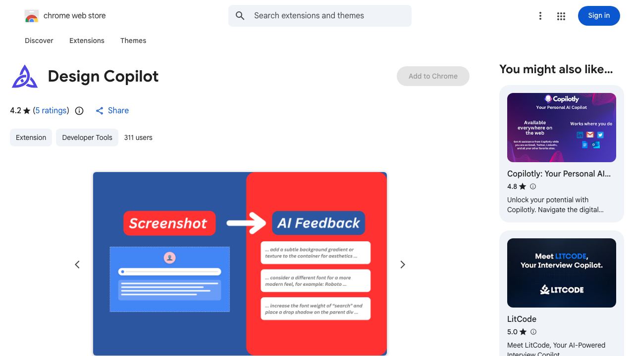UI Copilot 网站截图