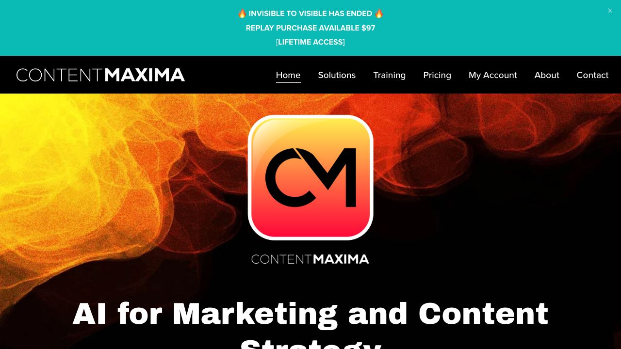 Content Maxima 网站截图