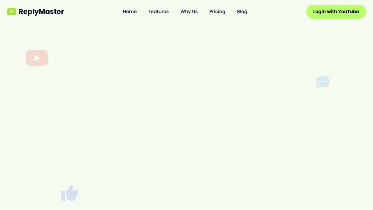 ReplyMaster website screenshot