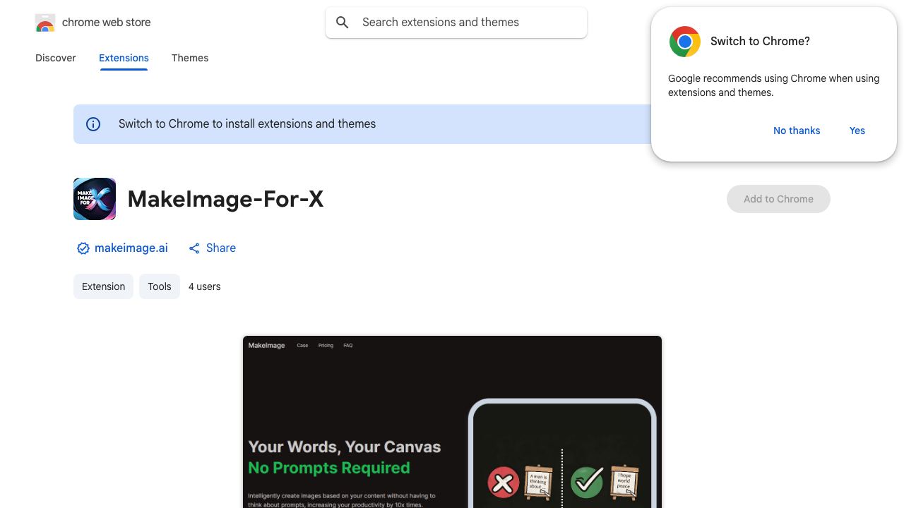 MakeImage-For-X 网站截图