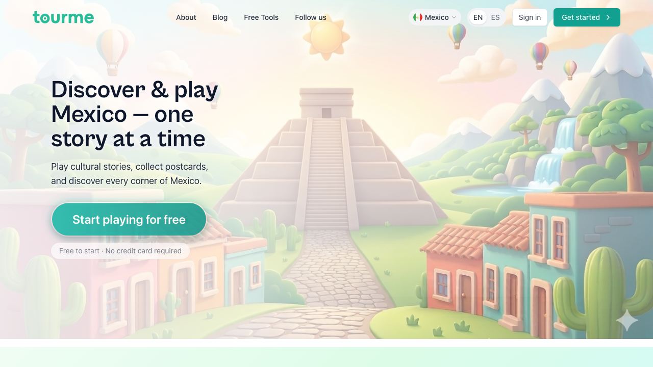 TourMe 网站截图