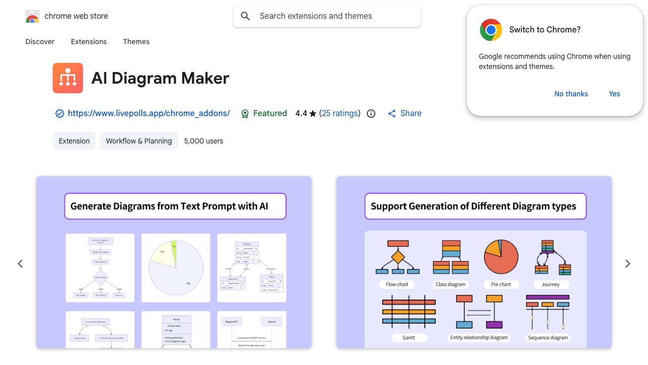 GPT Diagram Maker website screenshot