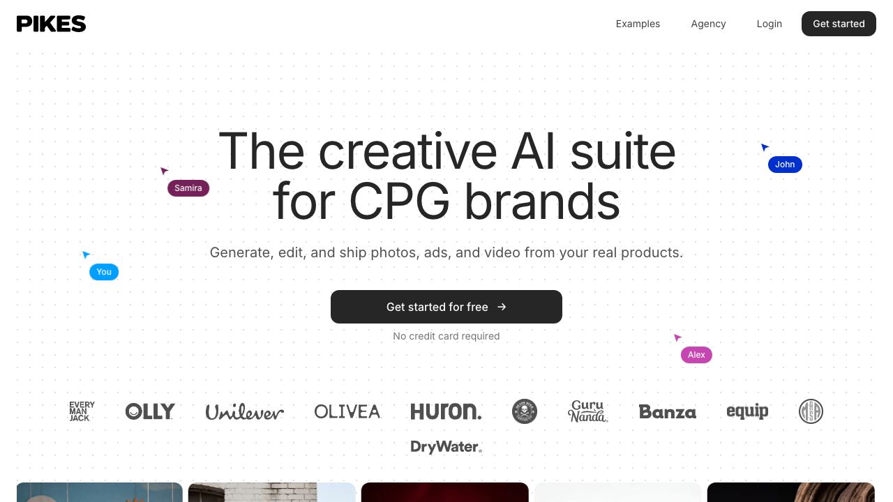 Pikes website screenshot