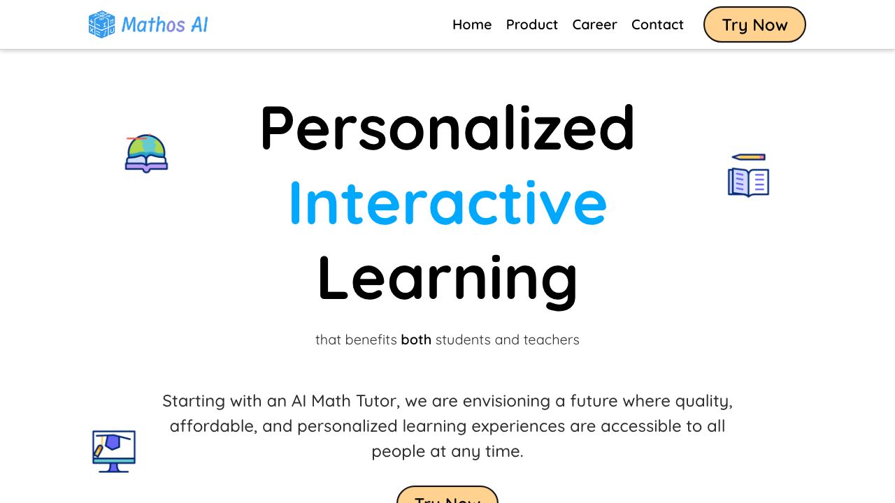 MathGPTPro website screenshot