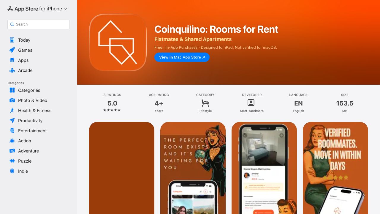 Coinquilino website screenshot