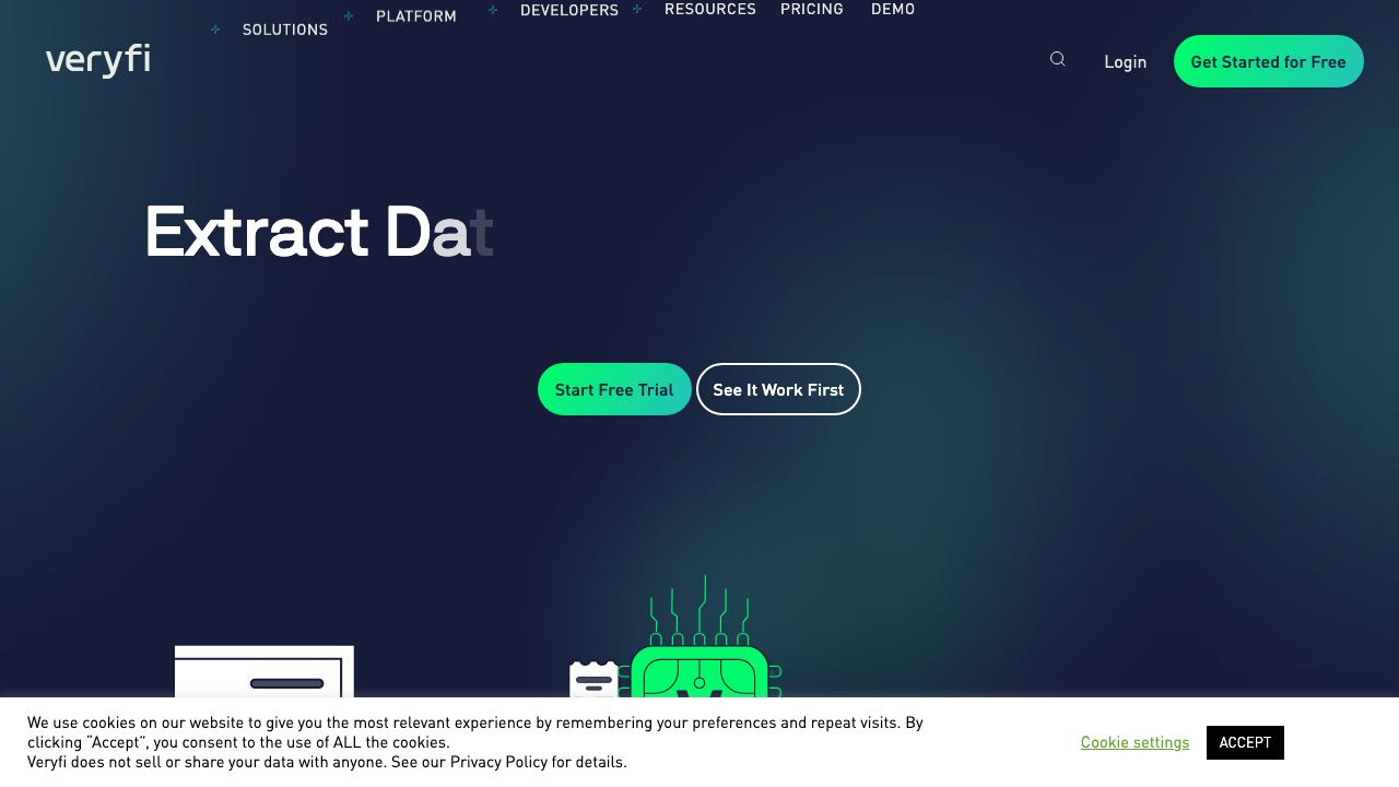 veryfi.com website screenshot