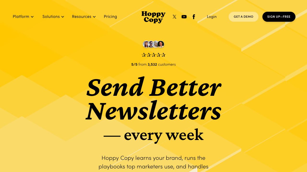 Hoppy Copy 网站截图