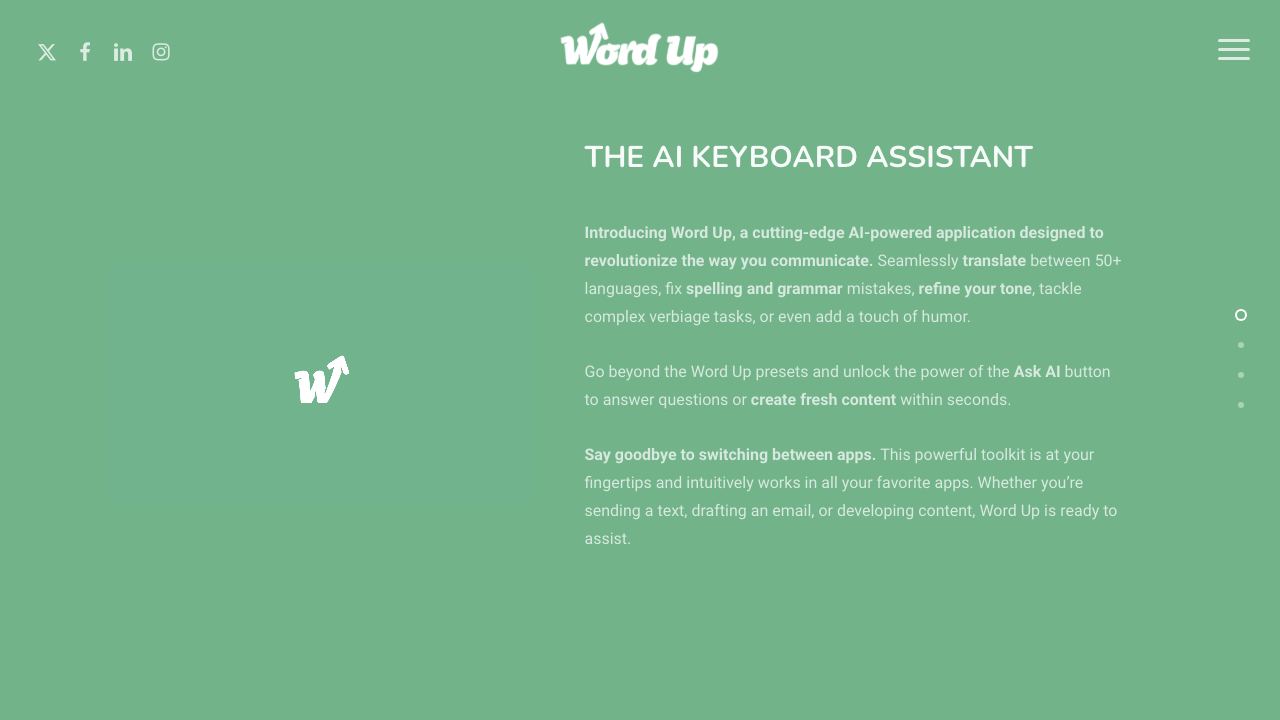 Word Up 网站截图