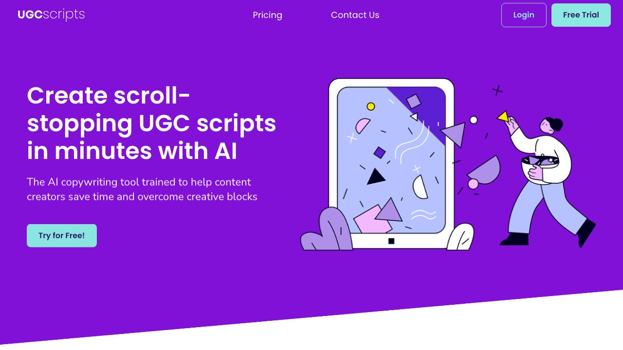 UGC Scripts 网站截图