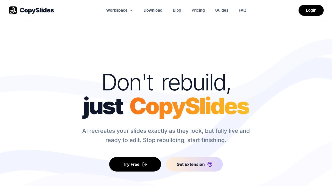 CopySlides 网站截图