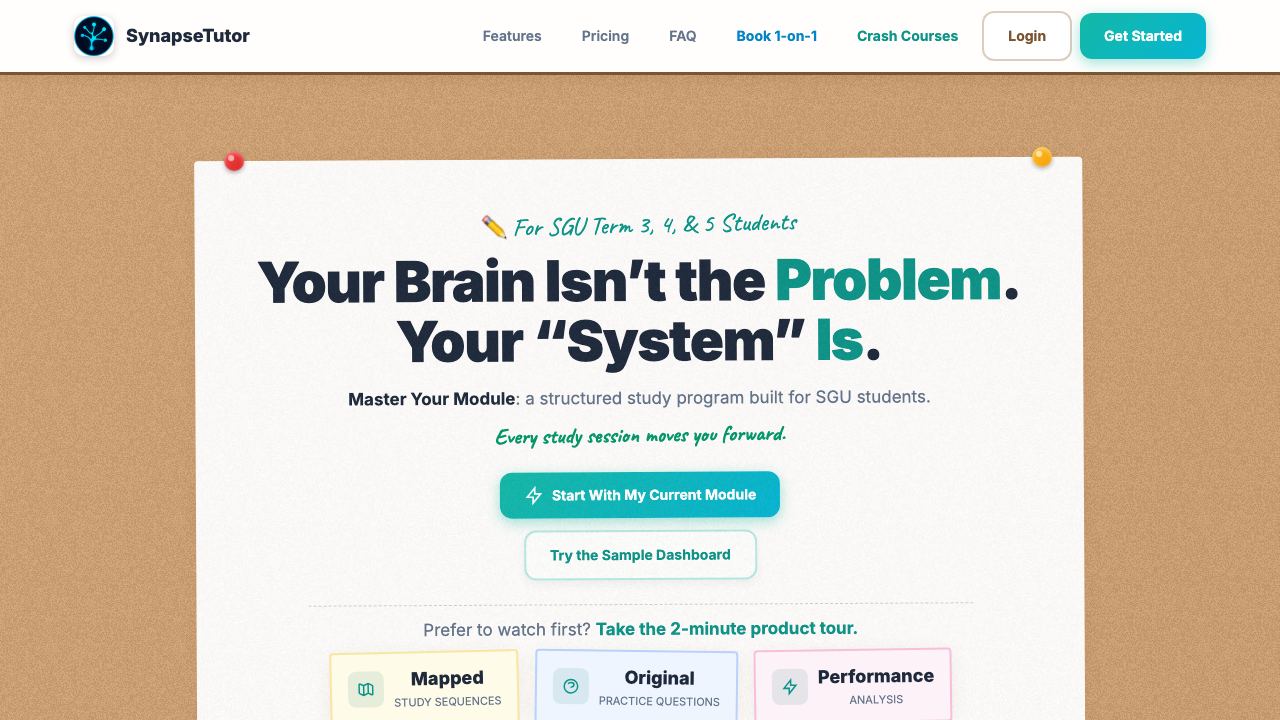 SYNAPSE 网站截图