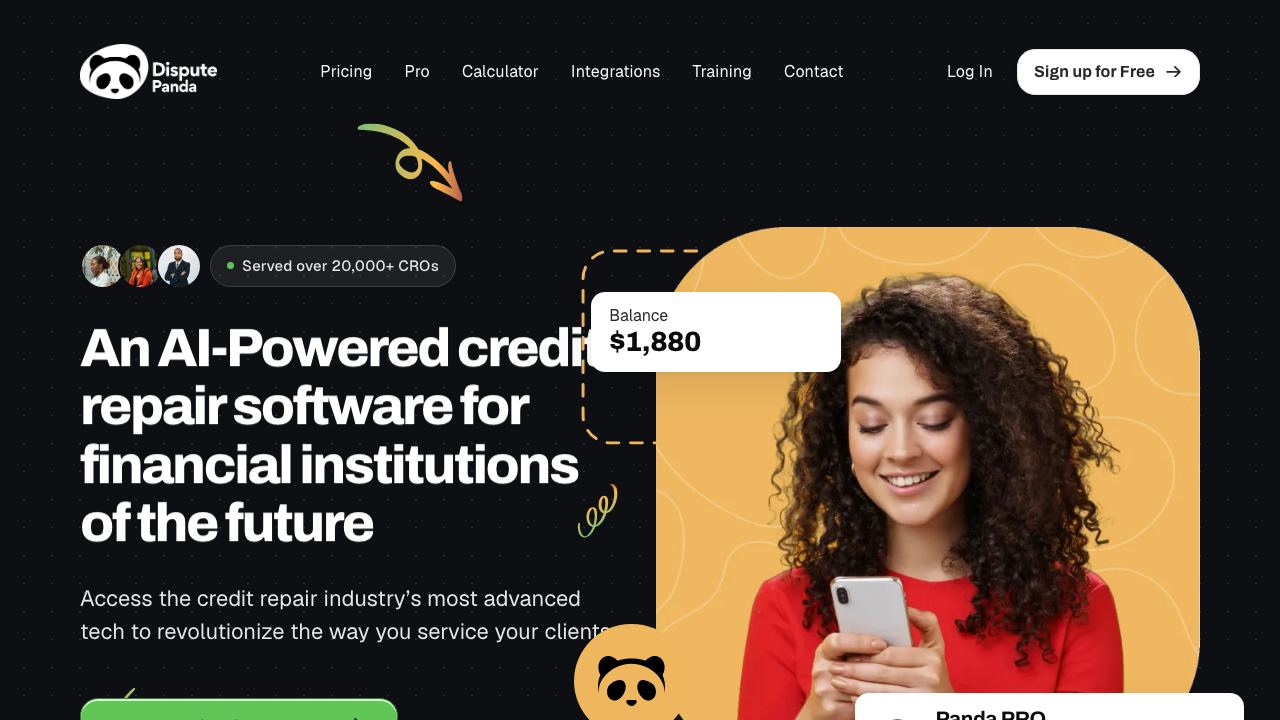 Dispute Panda 网站截图