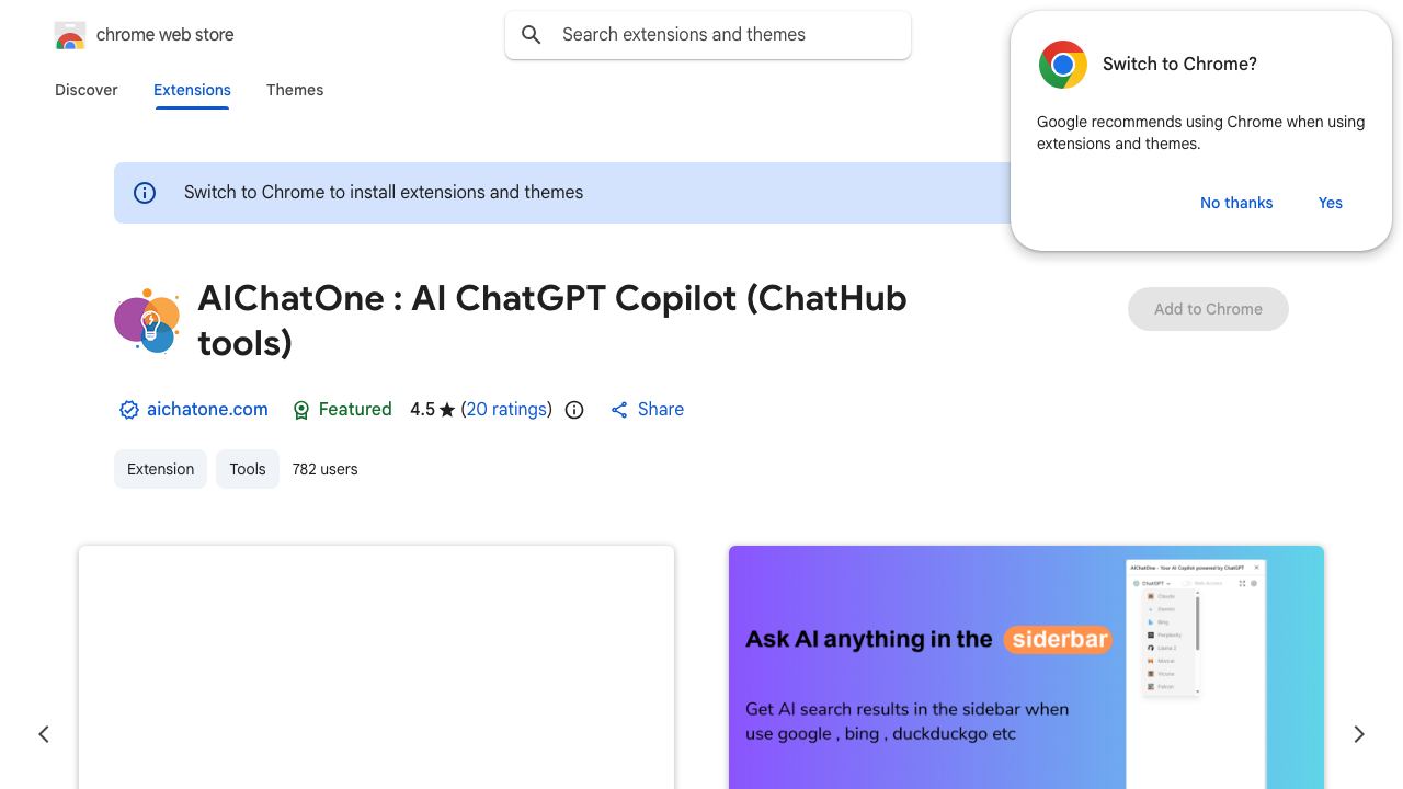 AIChatOne - Your AI Copilot powered by ChatGPT 网站截图