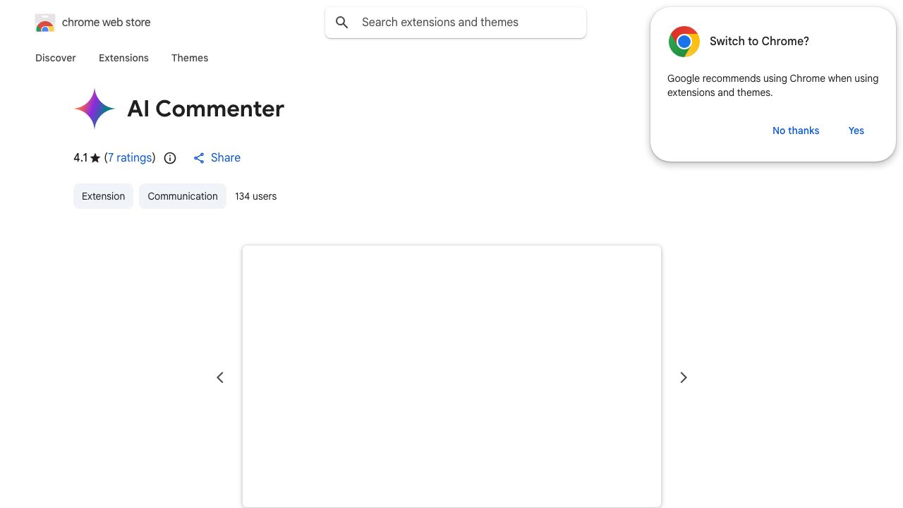 AI Commenter 网站截图