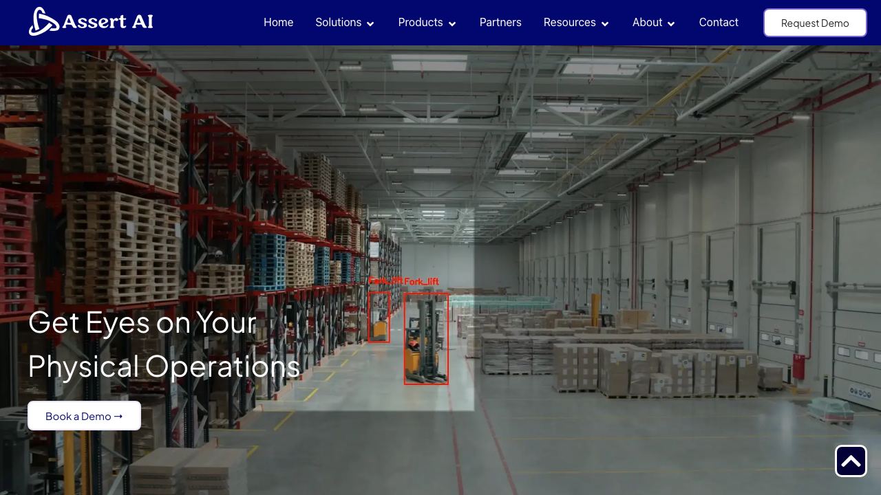 Assert AI website screenshot