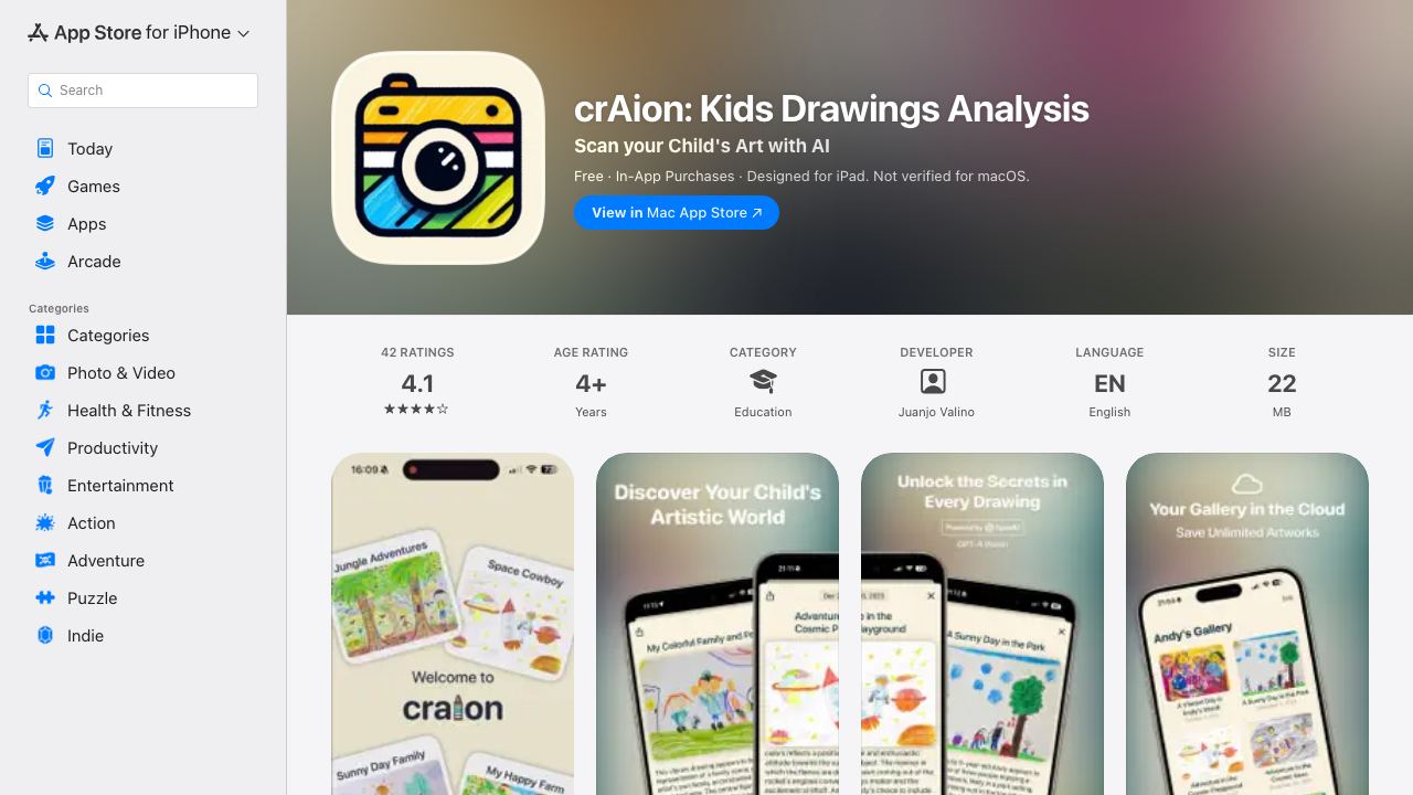 crAion 网站截图
