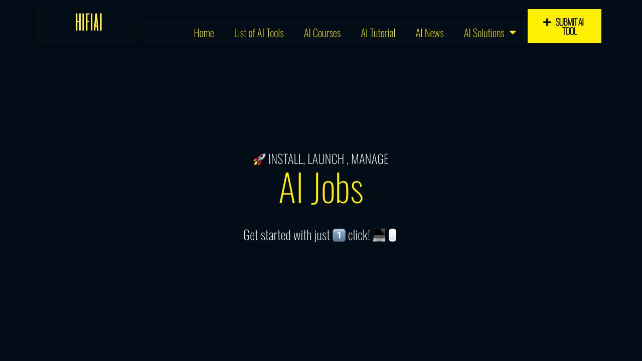 AI Tools Hub website screenshot