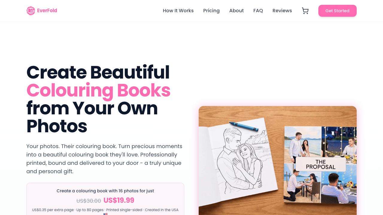 EverFold website screenshot