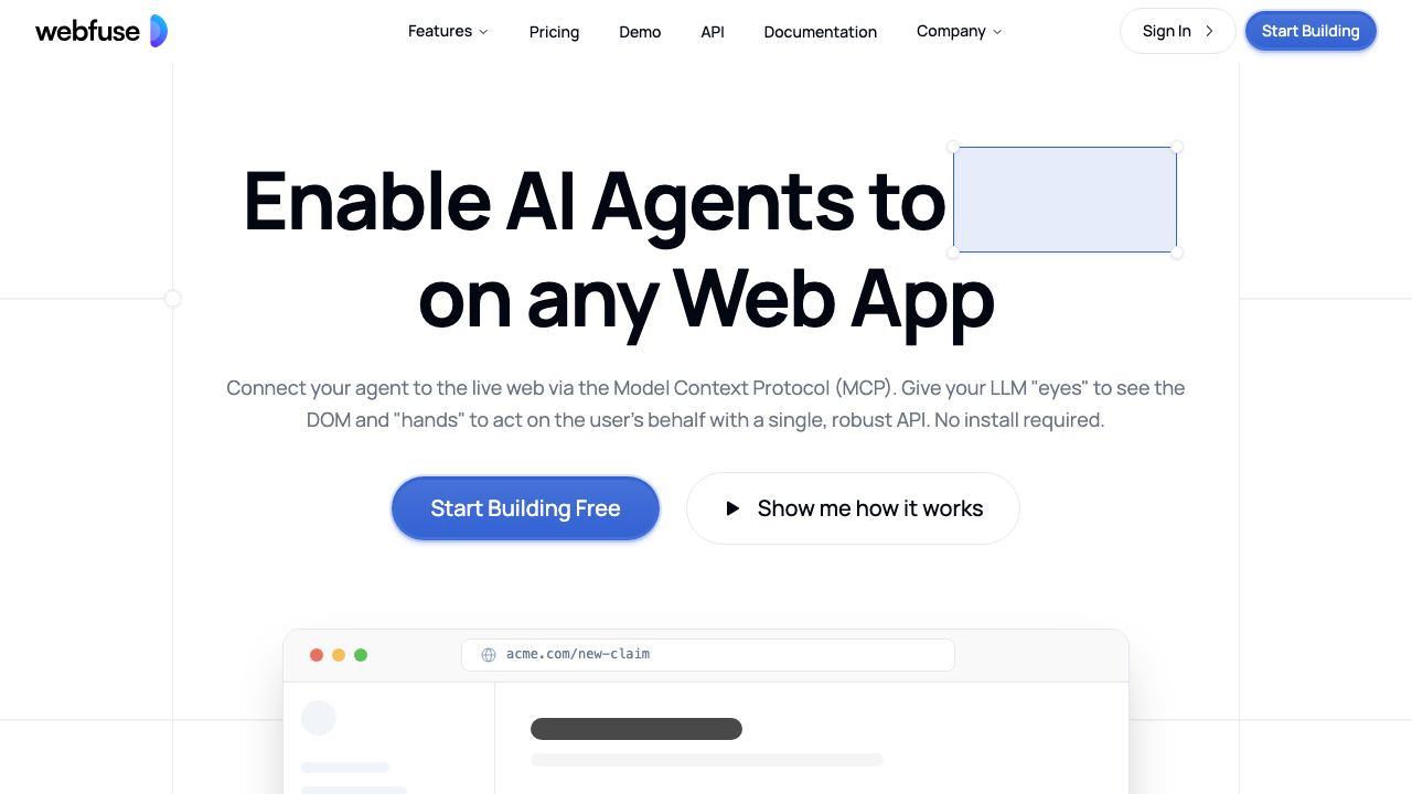 Webfuse 网站截图