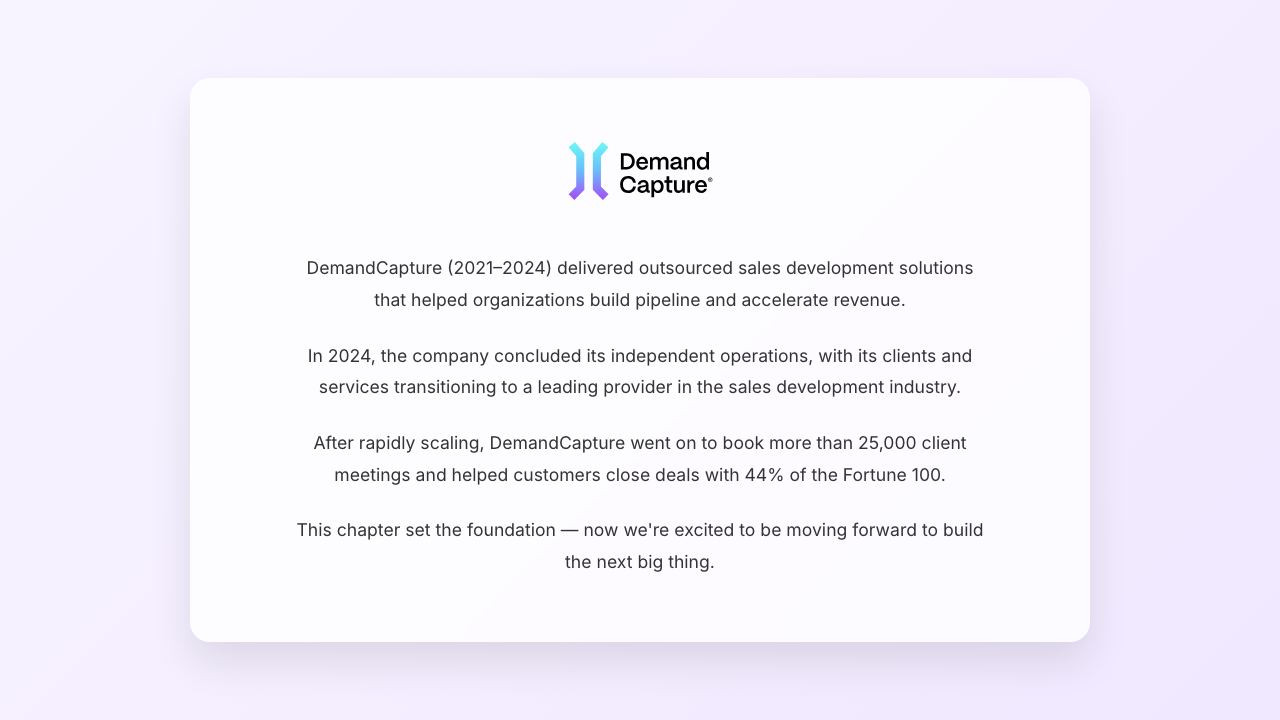 DemandCapture 网站截图