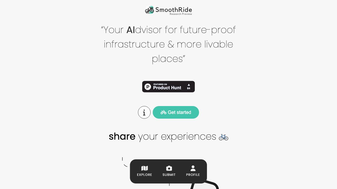 SmoothRide InfrastructureGPT 网站截图