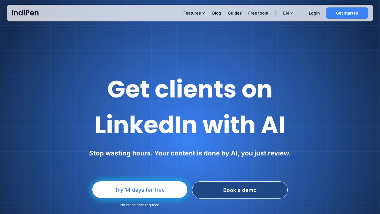 IndiPen website screenshot