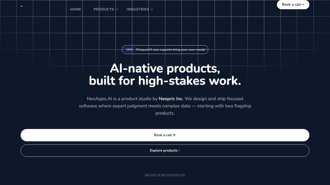 NeoApps.AI 网站截图