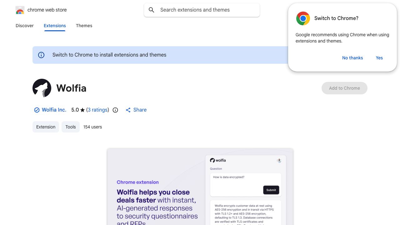 Wolfia 网站截图