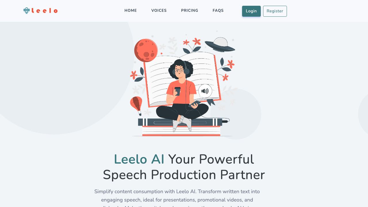 Leelo-ai 网站截图